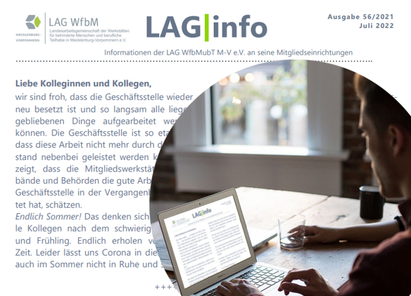 Die aktuelle Ausgabe der WfbM Info